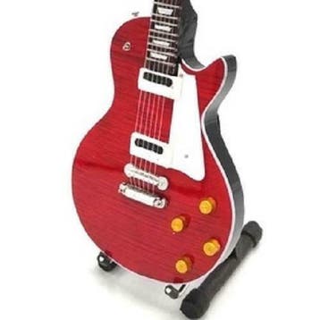Miniatuur replica Gibson Les Paul gitaar - Joe Bonamassa, Ophalen of Verzenden, Nieuw, Pop, Beeldje of Miniatuur