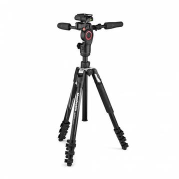 Manfrotto Befree 3Way Live Advanced Alu. Lev. Black, Nieuw, 150 tot 175 cm, Met balhoofd, Ophalen of Verzenden