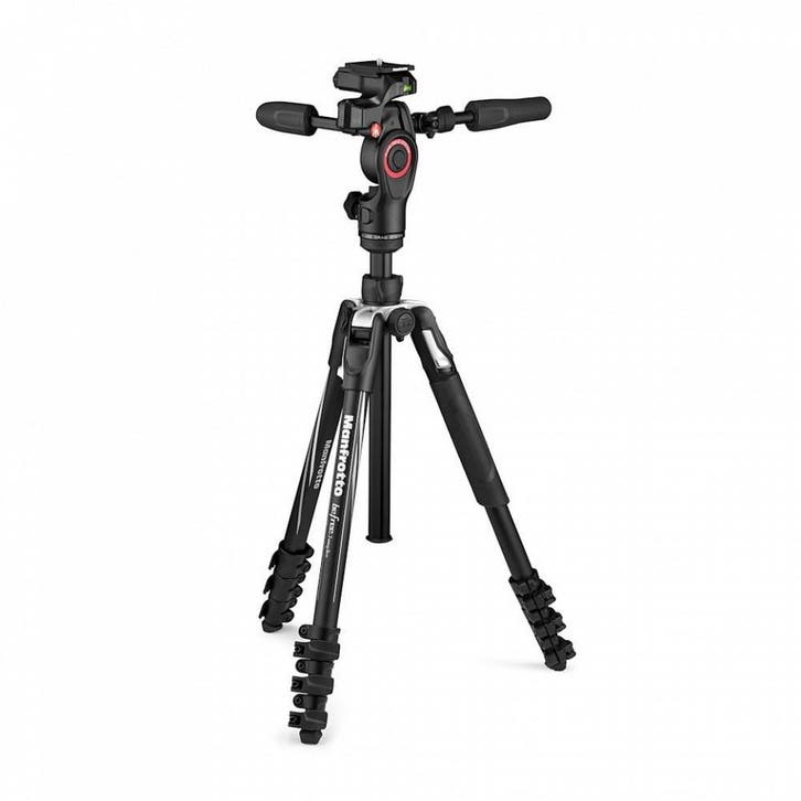 Manfrotto Befree 3Way Live Advanced Alu. Lev. Black, Audio, Tv en Foto, Fotografie | Statieven en Balhoofden, Driepoot, Nieuw