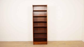 Smalle vintage boekenkast  | Palissander | Hundevad voor, Ophalen of Verzenden, Nieuw