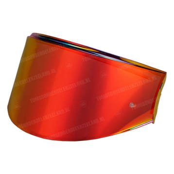Helm Vito Systeemhelm Reverse Vizier mirror / spiegel red..., Ophalen of Verzenden, Nieuw, Vito
