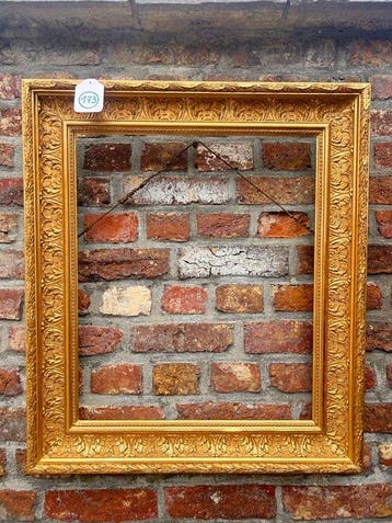 Lijst - 173. Antieke goud vergulde schilderijlijst, voor
