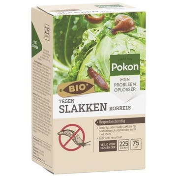 Pokon tegen slakken | 225 gram (Biologisch, Korrels, 75 m²), Verzenden, Nieuw