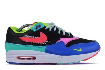 Nike Air Max 1 Black Hyper Grape Parachute • 42.5, Ophalen of Verzenden, Nieuw, Nike, Sneakers of Gympen
