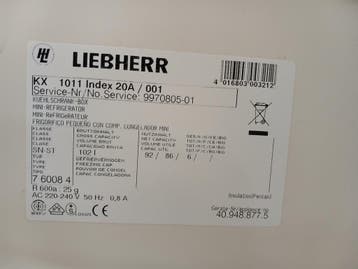 Liebherr KX 1011 Minikoelkast 92 Liter Wit - Gebruikt, Ophalen of Verzenden, Gebruikt