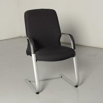 Haworth Comforto D7788 vergaderstoel, zwart, sledeframe, Ophalen of Verzenden, Nieuw