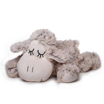 Inware lammetje knuffel - pluche - creme - liggend - 30 cm, Verzenden, Nieuw