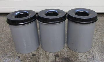 Prullenbak, brandveilig 15ltr