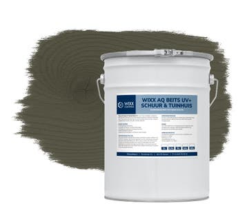 Wixx AQ Schuur en Tuinhuis Beits UV+ Grijs 20L, Verzenden, Nieuw, Beits, 15 tot 20 liter