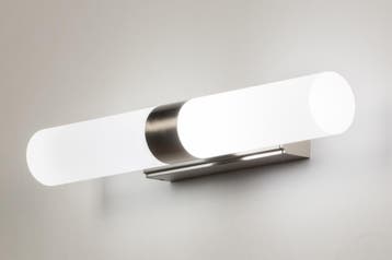 Rietveld Wandlampen - Wit, Staalgrijs - Glas, Staal, Metaal, Verzenden, Nieuw