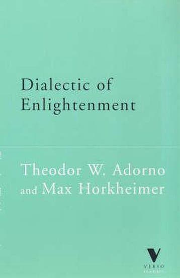 Dialectic of Enlightenment 9781859841549 Theodor W. Adorno, Verzenden, Gelezen, Theodor W. Adorno