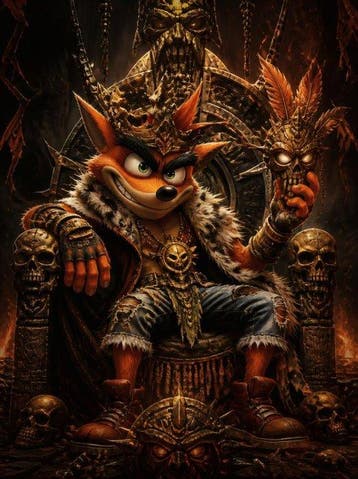 JZL - [XL] Crash Bandicoot - The Wild Regent [Cursed Royalty, Nieuw