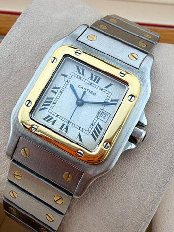 Cartier - Santos Galbée - 187901 - Unisex - 1980-1989, Nieuw