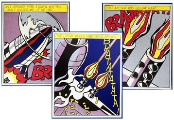 Roy Lichtenstein (1923-1997) (after) - As I Opened fire., Antiek en Kunst