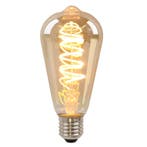 Dimbare Olucia E27 LED Edison lamp Tuelo, amber, 4W, 2200K, Led-lamp, Minder dan 30 watt, Nieuw, Ophalen of Verzenden
