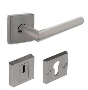 Intersteel SKG3 Veiligheid achterdeur set Jura vierkant rvs, Verzenden, Nieuw