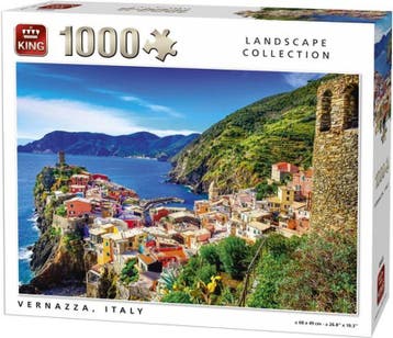 King Puzzel 1000 Stukjes Vernazza Italie - Landschap, Verzenden, Nieuw