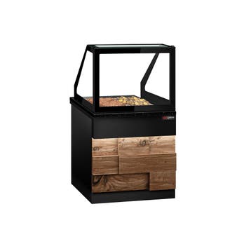 GGM Gastro | Warm buffet TORONTO - 800mm - houten front - |, Verzenden, Nieuw in verpakking