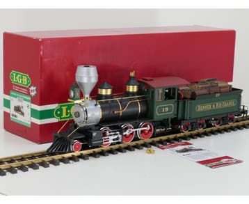 LGB 21181 Denver & Rio Grande Dampflok No 19, Analoog, Sound, Hobby en Vrije tijd, Gebruikt, Overige typen, Ophalen of Verzenden
