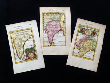 Azië - [Set van 3] Thailand / Bangkok / Malaysia / India /, Boeken, Atlassen en Landkaarten, Nieuw