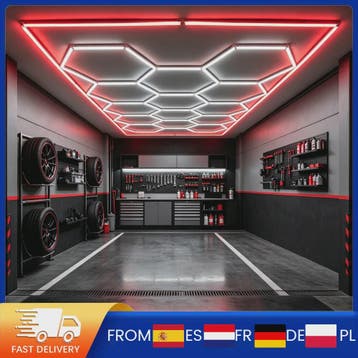 Modulaire Hexagon LED Garageverlichting - 14 Modules, Ultrah, Verzenden, Nieuw