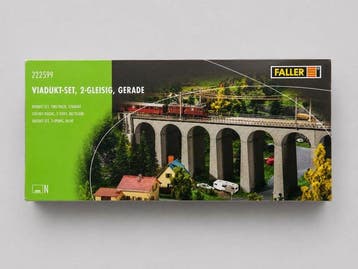 Faller N - 222599 - Modeltreinlandschap (1) - Viadukt-set,, Hobby en Vrije tijd, Modeltreinen | N-Spoor, Nieuw