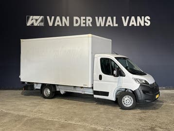 Citroën Jumper 2.2 BlueHDi 141pk Bakwagen 436cm lang Laadkle, Stof, Gebruikt, Citroën, Wit
