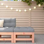 vidaXL Tuinvoetenbank met kussen massief douglashout, Tuin en Terras, Tuinsets en Loungesets, Verzenden, Nieuw