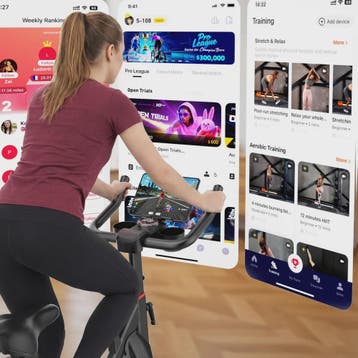 Indoor Hometrainer Fiets met 32 Weerstandsniveaus, LCD Scher, Verzenden, Nieuw