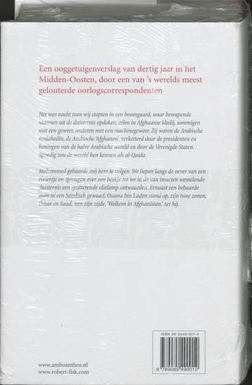 De grote beschavingsoorlog 9789085490012 Robert Fisk, Verzenden, Gelezen, Robert Fisk