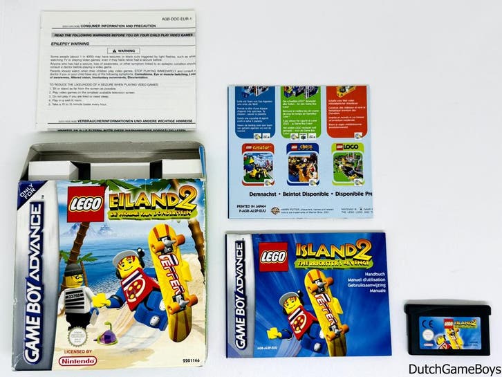 Gameboy Advance / GBA - Lego Eiland 2 - De Wraak Van Donders, Spelcomputers en Games, Games | Nintendo Game Boy, Gebruikt, Verzenden