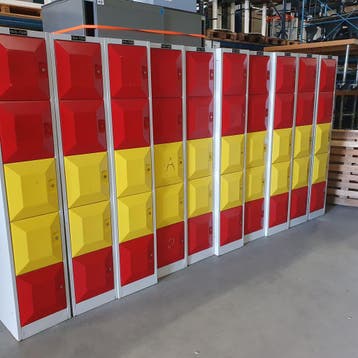 5-deurs Sonesto lockerkast - 193x37x56 cm, Ophalen of Verzenden, Nieuw
