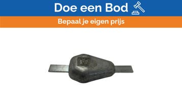 Bieden: Vetus Weld-On Zink Hull Anode 1.8 KG - WOA011Z, Ophalen of Verzenden, Nieuw, Motor en Techniek, Zeilboot of Motorboot