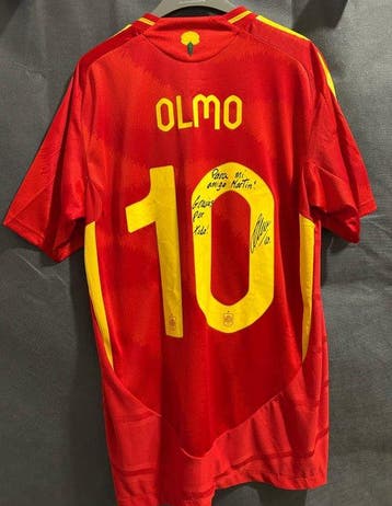ESPAÑA - VOETBAL - DANI OLMO - 2024 - Voetbalshirt, Nieuw