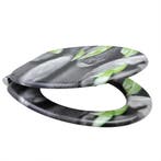 Toiletzitting Steen en gebladerte met soft close mechanisme, Verzenden, Nieuw