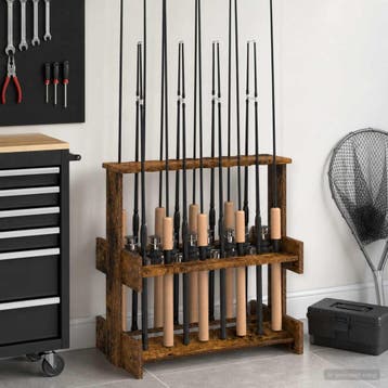 vidaXL Biljartkeu standaard Bewerkt hout 60 x 35 x 60 cm, Verzenden, Nieuw