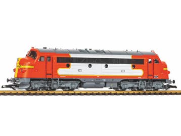 PIKO 37450 G Diesellokomotive NOHAB Strabag V (Locomotieven), Ophalen of Verzenden, Nieuw, Overige typen, Analoog