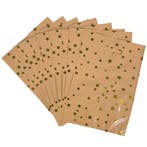 Fako Bijoux - Folie Uitdeelzakjes Sterren - 10 stuks -, Diversen, Cadeauverpakkingen, Verzenden, Nieuw