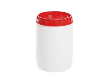 Super wijdmondvat 39 liter Ø340xH505mm wit/rood, Ophalen of Verzenden, Nieuw