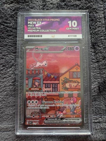 Pokémon - 1 Graded card - Mew 053 Promo card, Full art, Foil, Nieuw