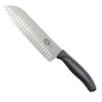 Gekarteld Santoku mes | 17 cm, Verzenden