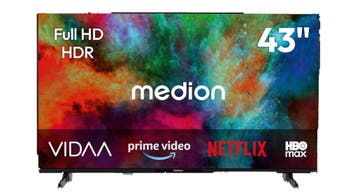 Medion Life X14907 LED TV, 50 Hz, Zo goed als nieuw, 100 cm of meer, Smart TV
