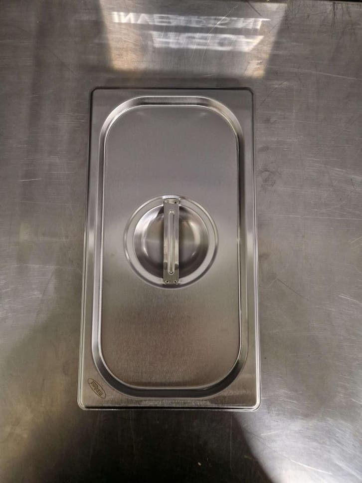 Gastronorm deksel | 1/3 GN | RVS | horeca, Zakelijke goederen, Horeca | Keukenapparatuur, Nieuw in verpakking, RVS Meubilair