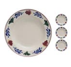 Boerenbont diep eetbord 24cm set van 4 stuks (Huishouden), Verzenden, Nieuw