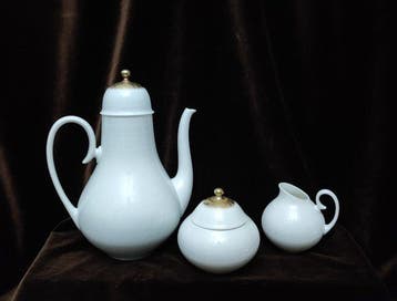 Rosenthal Studio Linie, Kaffeekanne, Zuckerdose, Sahnegießer