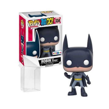 Funko Pop DC Teen Titans GO Robin as Batman 334 Toys R Us, Verzenden, Nieuw