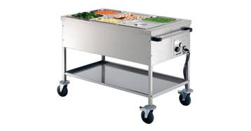 Goedkoop een Bain marie wagen huren vanaf €39,45,- per dag, Nieuw