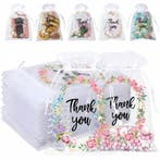 Fako Bijoux - Organza Zakjes Met Print - Thank You, Verzenden, Nieuw