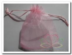 Cadeauzakje giftbag Organza Rose 9x13 cm, Ophalen of Verzenden, Nieuw