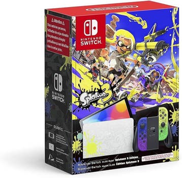 Nintendo Switch OLED Console - Splatoon 3 Edition (In doos), Spelcomputers en Games, Verzenden, Zo goed als nieuw